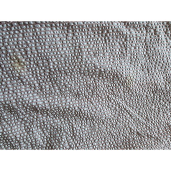 L.L. Bean Womens Seersucker Button-Up Shirt 2X Pink & White - Picture 5 of 7